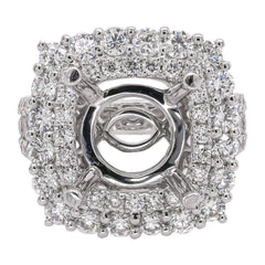 Diamond Semi-Mount Ring, view 1