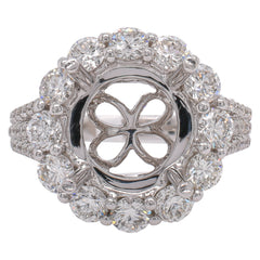 Diamond Semi-Mount Ring, view 1