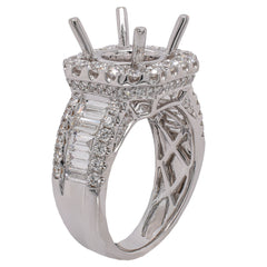 Diamond Semi-Mount Ring, view 2
