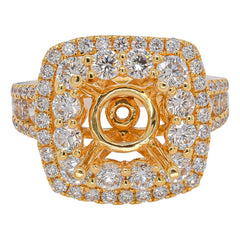 Diamond Semi-Mount Ring, view 1