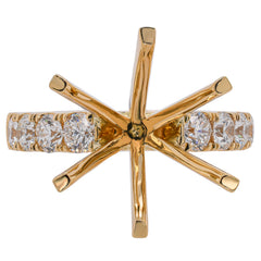 Diamond Semi-Mount Ring, view 1