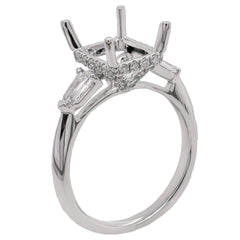 Diamond Semi-Mount Ring, view 2