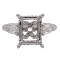Diamond Semi-Mount Ring, view 1