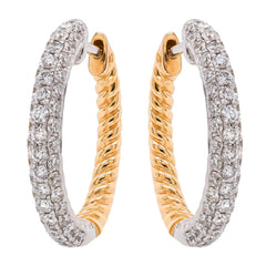 Diamond Earring, view 1