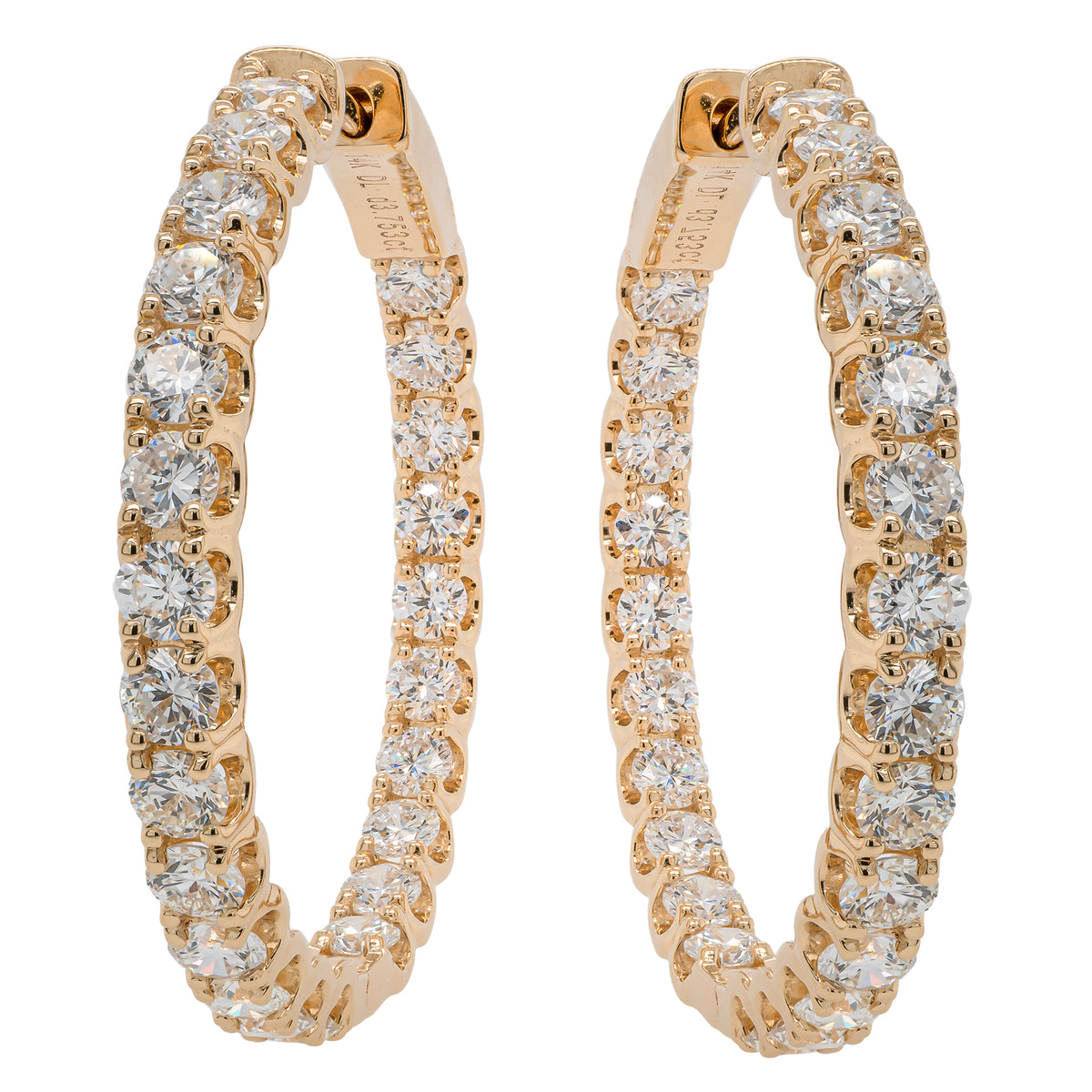 LAB DIAM EARRINGS