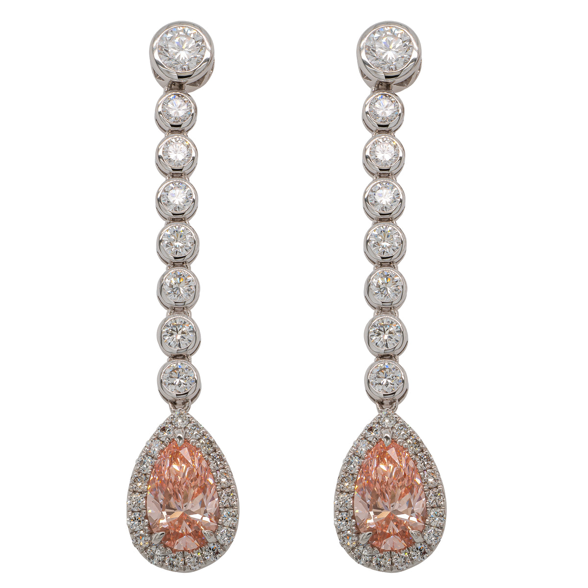 LAB DIAM EARRINGS
