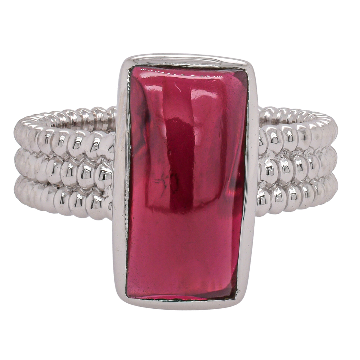 Sterling Silver Garnet Ring