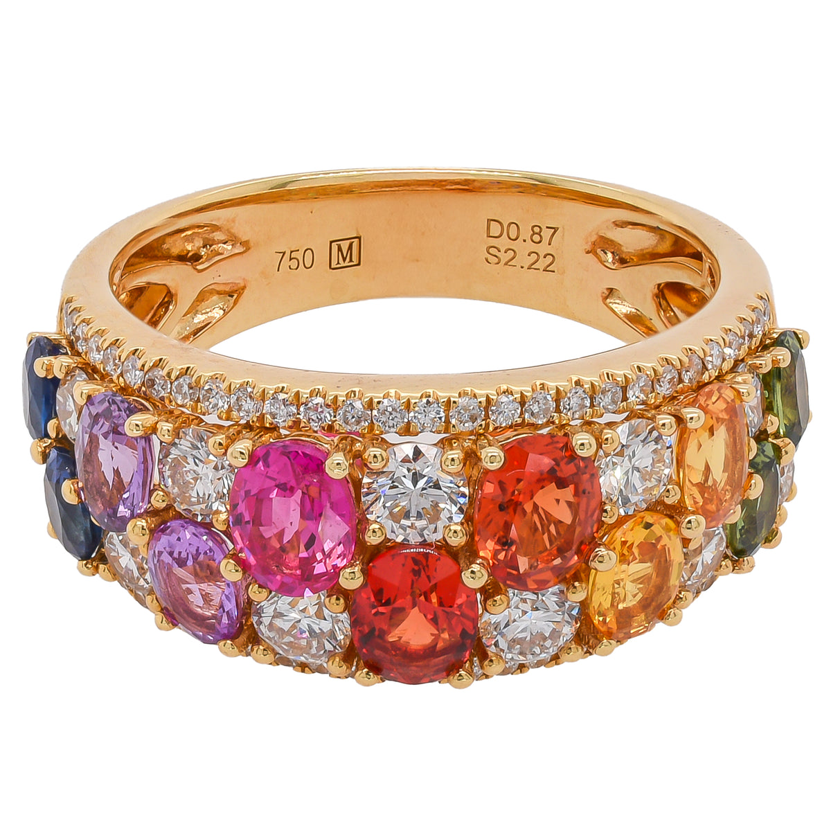 Colored Stone Rings  -  Women'