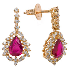Colored Stone Earring, view 2