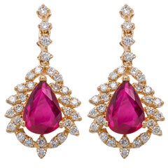 Colored Stone Earring, view 1