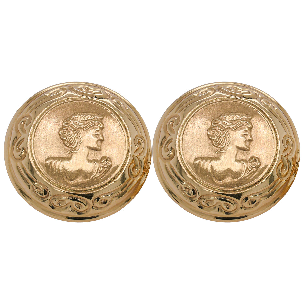 Precious Metal (No Stones) Earring