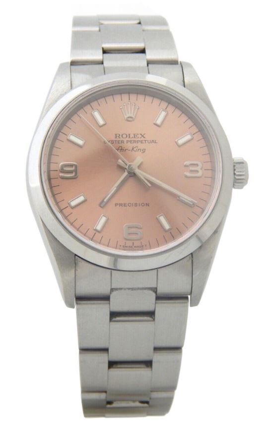 Rolex Air-King 34mm 14000 Stainless Steel Watch