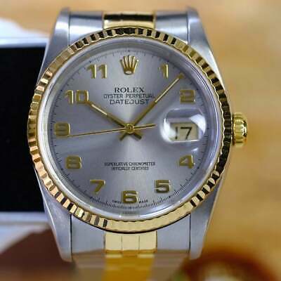 Rolex Datejust 36mm 16233 Stainless Steel and Yellow Gold Watch