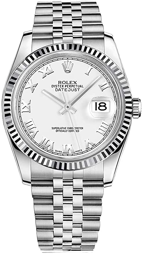 Rolex Datejust 36mm 116234 Stainless Steel and White Gold Watch