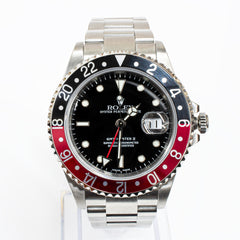 Rolex GMT-Master II "Coke" 40mm 16710 Stainless Steel Watch, view 1