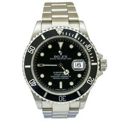 Rolex Submariner Date 40mm 16610 Stainless Steel Watch, view 1