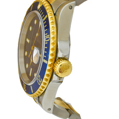 Rolex Submariner Date 40mm 16613 Stainless Steel and Yellow Gold Watch, view 2