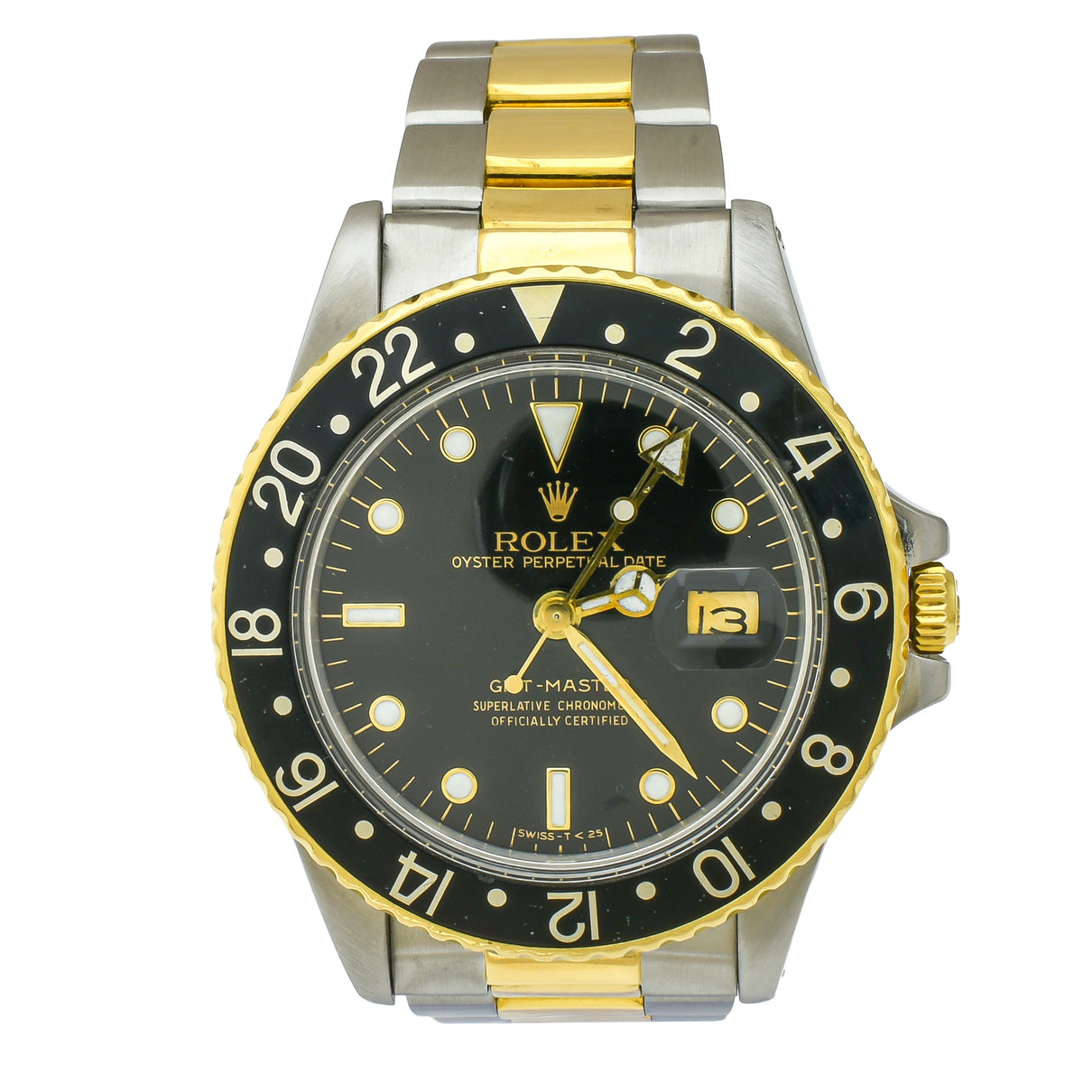 Rolex GMT-Master 40mm 16753 Stainless Steel and Yellow Gold