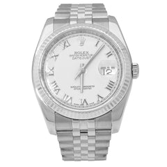 Rolex Datejust 36mm 116234 Stainless Steel and White Gold Watch, view 1