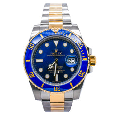 Rolex Submariner Date 'Bluesy'  40mm 116613LB Stainless Steel and Yellow Gold Watch, view 1