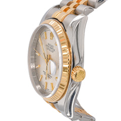 Rolex Datejust 36mm 116233 Stainless Steel and Yellow Gold Watch, view 2