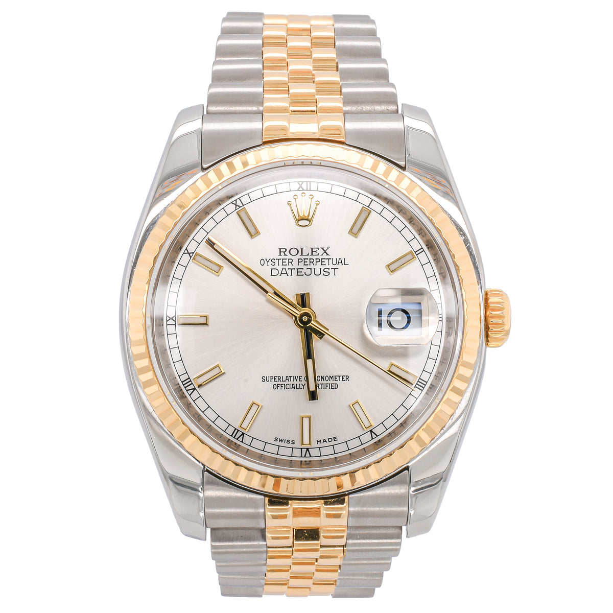 Rolex Datejust 36mm 116233 Stainless Steel and Yellow Gold Watch