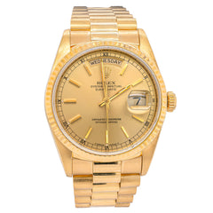 Rolex Day-Date 'President' 36mm 18238 18kt Yellow Gold Watch, view 1