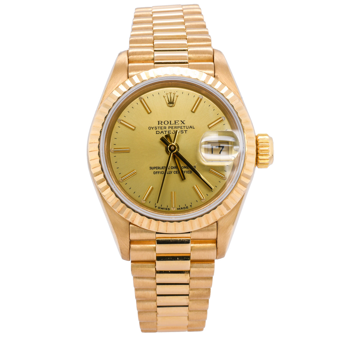 Rolex Lady-Datejust 26mm 69178 18kt Yellow Gold Watch