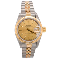 Rolex Lady-Datejust 26mm 69173 Stainless Steel and Yellow Gold Watch, view 1